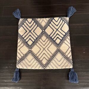 Magnolia Home by Joanna Gaines Wool Blend Geometric Pillow Cover 22” x 22”